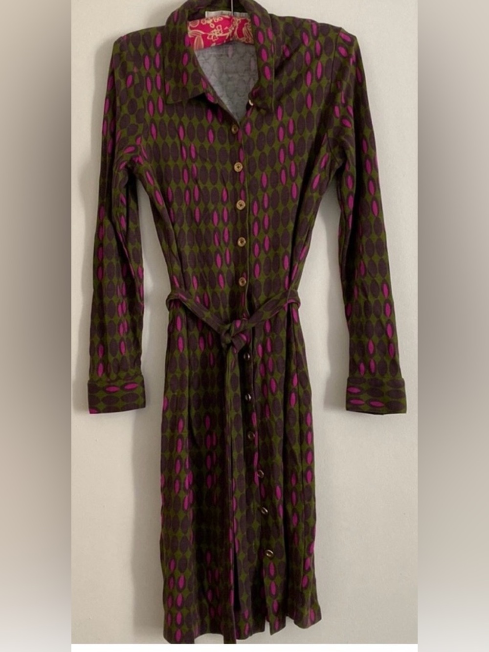 Women’s long sleeve collared boden dress size 8P